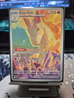 Pokemon TCG Rapidash 189/182 IR Destined Rivals Card Near Mint Condition - Image 1