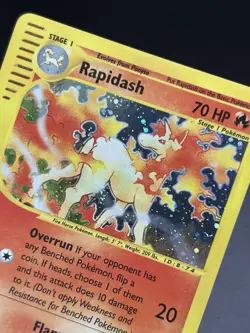 RAPIDASH Pokemon Card - WOTC - Expedition Base Set - 26/165 - HOLO - NM (A) - Image 3