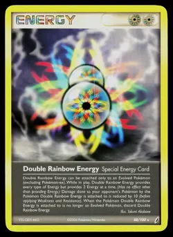 Pokemon Card - Double Rainbow Energy Crystal Guardians 88/100 Rare - Image 1