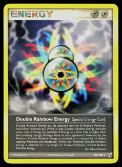 Pokemon Card - Double Rainbow Energy Crystal Guardians 88/100 Rare - Image 1
