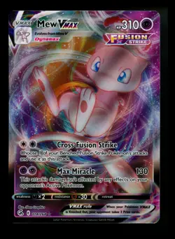 #3 Mew VMAX 114/264 Fusion Strike 2021 Holo Rare Pokemon Card TCG - Image 1