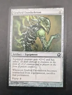 Grafted Exoskeleton Scars of Mirrodin MTG Regular Lightly Played - Image 1