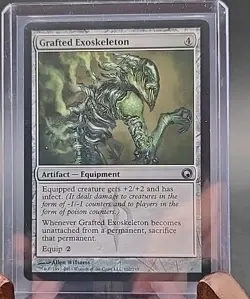 Grafted Exoskeleton Scars of Mirrodin MTG Regular Lightly Played - Image 3