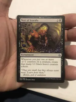 Nest of Scarabs - Amonkhet AKH MTG Magic the Gathering - Near Mint - Ships Free! - Image 1