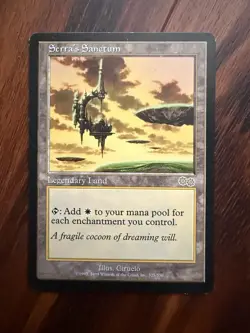 Serra's Sanctum MtG Magic The Gathering Urzas Saga Reserved List - Image 1