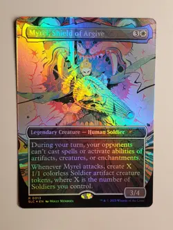 Myrel, Shield of Argive FOIL - Secret Lair Encyclopedia of Magic MTG NM - Image 1