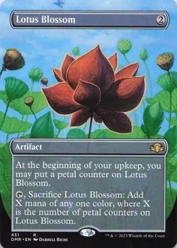 Lotus Blossom (Borderless) Dominaria Remastered Regular - Image 1