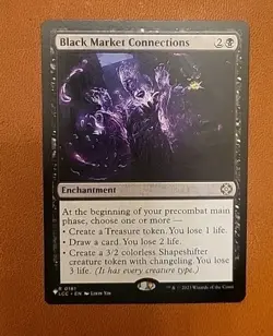 NM Black Market Connections #0181 "The List" Reprint LCC Ixalan Commander - Image 1