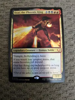 Magic the Gathering #235 Ozai, the Phoenix King Foil - Image 1