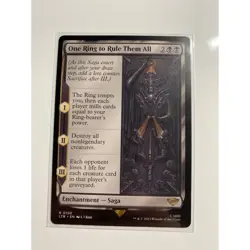 MTG One Ring to Rule Them All Rare R Lord of the Rings Magic The Gathering NM - Image 1