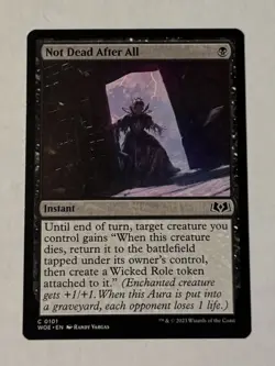 MTG Not Dead After All - Wilds of Eldraine NM - Image 1