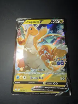 Dragonite V Pokemon GO Black Star Promo (SWSH235) Pokemon TCG Near Mint NM - Image 1