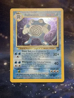 Poliwrath 15/130 Base Set 2 Holo Holographic Rare Vintage WOTC 2000 Pokemon VLP - Image 5