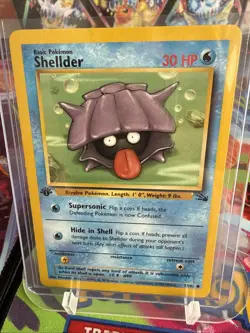 Pokemon TCG Shellder Fossil, 1st Edition Common Card 54/62 Never Played, NM! - Image 1