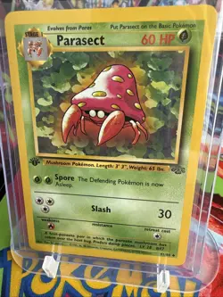 Pokemon TCG Parasect Base Jungle Set, 1st Edition Uncommon Card 41/64 NM - Image 1