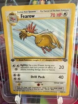 Pokemon TCG Fearow Jungle 1st Edition Uncommon Card 36/64 Never Played, NM! - Image 1