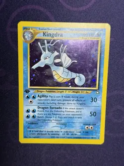 Pokemon TCG Kingdra First Edition Holo Rare Neo Genesis WOTC - Image 1
