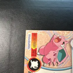 Nidoran #32 Topps Black Logo Holo Foil Pokemon 1999 LP - Image 5