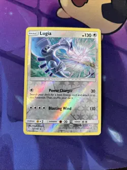Lugia 131/181 Reverse SM Team Up Holo Rare Pokemon TCG MP - Image 1