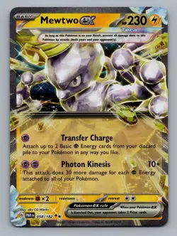 Pokemon Paradox Rift (PAR) 058/182 Mewtwo ex Full Art - Image 1