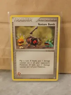 Venture Bomb 93/109 Team Rocket Returns Regular Pokemon TCG - Image 1