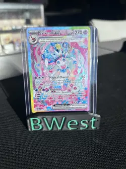Sylveon ex NM 156/131 Special Illustration Rare SV Prismatic Evolutions Pokemon - Image 1