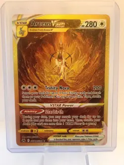 2023 POKEMON SWORD AND SHIELD CROWN ZENITH GG70 FULL ART/ARCEUS VSTAR SECRET - Image 1