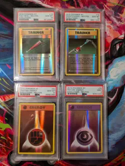 XY Evolutions PSA Bundle - Rev Foil - PSA 10 & 9 - Full Heal Energy Pokemon - Image 1