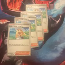 Pokemon TCG Lillie's Determination 119/132 Uncommon Playset 4X Mega Evolution - Image 1