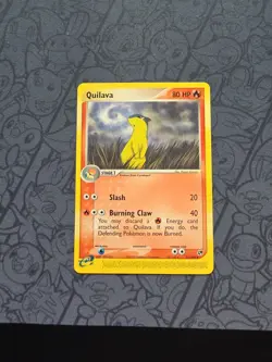 Pokemon: Quilava #51/100 Sandstorm 2003 Vintage E-reader Non-holo - NM - I154 - Image 1