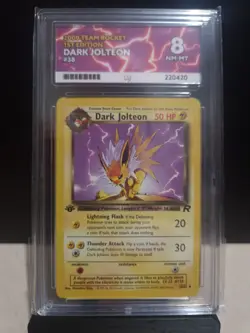 Pokemon TCG - Team Rocket - Dark Jolteon 1st Edition 38/82 - ACE 8 NM-MT - Image 1