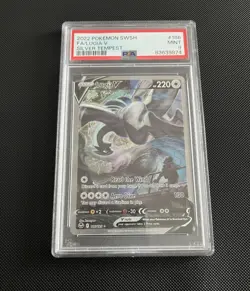 2022 Pokemon Sword & Shield Silver Tempest #186 Fa/Lugia V Silver Tempest PSA 9 - Image 1