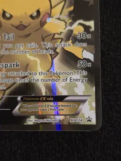 Pokemon TCG - Pikachu EX - XY124 - Promo - Rare! - Image 4