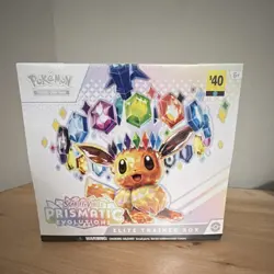Pokemon Scarlet & Violet Prismatic Evolutions Elite Trainer Box Eevee English - Image 1