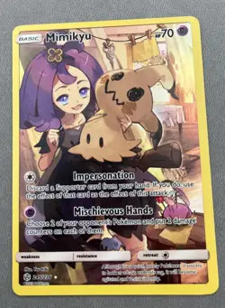 Mimikyu 245/236 Full Art Cosmic Eclipse Pokemon TCG (NM) - Image 1