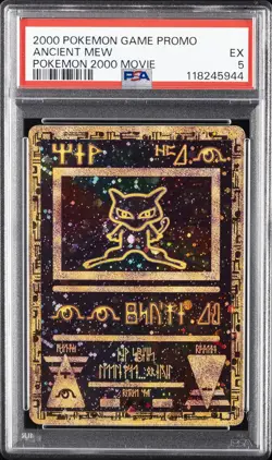 2000 POKEMON GAME MOVIE POKEMON 2000 MOVIE ANCIENT MEW PSA 5 - Image 1