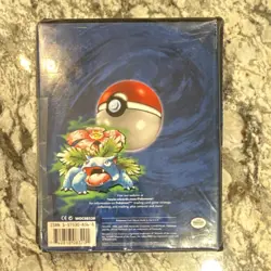Wizards of the Coast Pokemon TCG Album Binder Blue 4-Pocket Pikachu Charizard - Image 2
