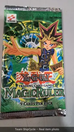 Factory Sealed Yugioh Magic Ruler 1st Edition Booster Pack English Fact G1N - Image 3