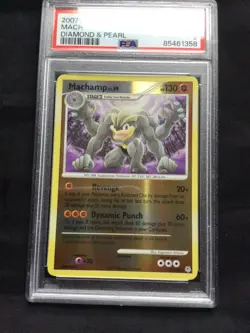 Pokemon Cards: Diamond and Pearl Reverse Holo: Machamp 31/130 PSA 9 - Image 2