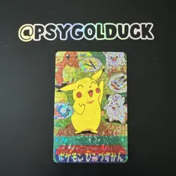 Japanese Pokemon Playing Card Pikachu Mew Ditto Eevee Jigglypuff - Image 2
