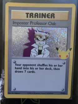 Card Pokemon Imposter Professor Oak Celebrations Eng English 73/102 - Image 1