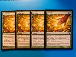 MTG 4x Cultivate # 268 Core Set 2011 M11 Pauper Magic the Gathering x4 NM - Image 1