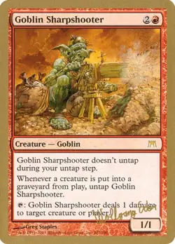 Goblin Sharpshooter World Championship Decks 2003 LP MTG - Image 1