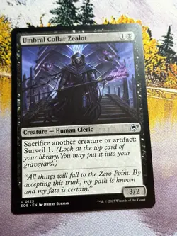 1x Umbral Collar Zealot NM Eng MTG - Edge of Eternities - Image 5