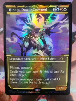 Hinata, Dawn-Crowned - Foil Showcase Kamigawa Neon Dynasty NM-M - Image 1