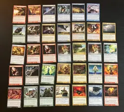 Mtg Conflux Lot - 34 Rare & Mythic, 34 Uncommon, 72 Common (136 cards total) - Image 1