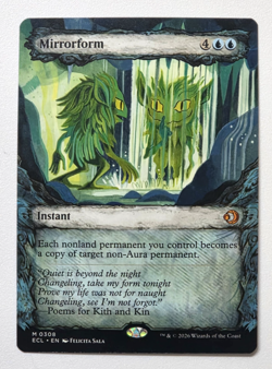 Mirrorform (Showcase) #0308 Lorwyn Eclipsed Regular MTG Magic the Gathering CCG - Image 1