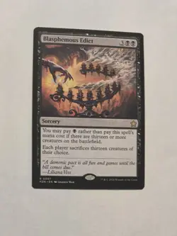 Blasphemous Edict - Foundations - Near Mint - Magic the Gathering - Image 1