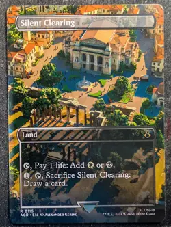 Silent Clearing - Borderless - UB: Assassin's Creed (MTG) - Image 1