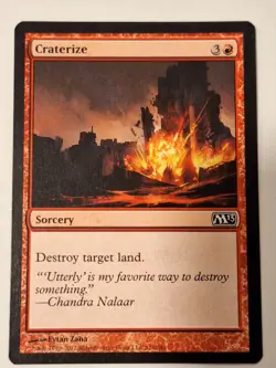 Craterize - Magic 2013 Core Set M13 - Magic the Gathering MTG Nice! - Image 1